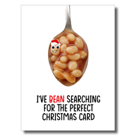 Bean Searching For Perfect Christmas Card